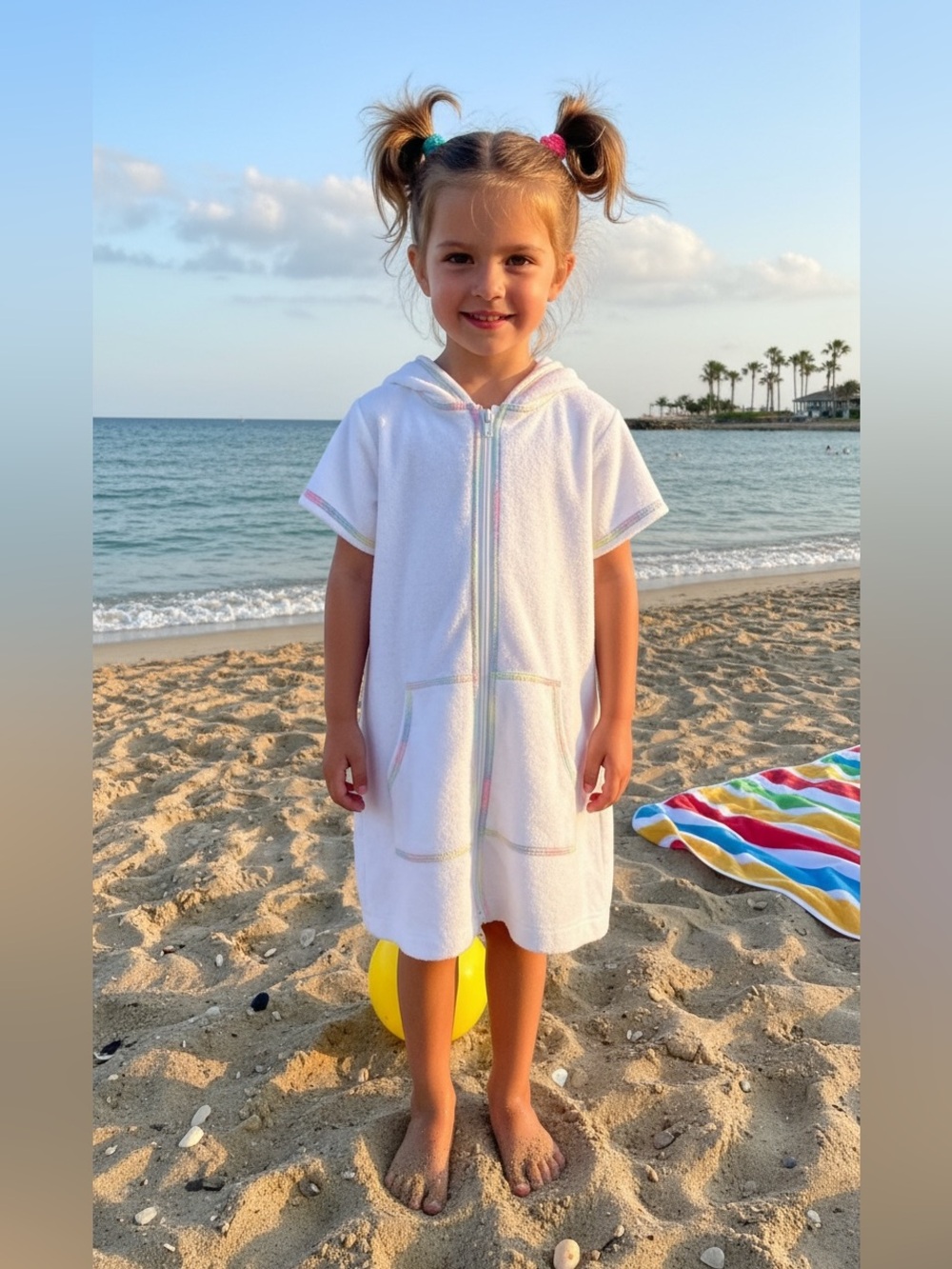 SO® Zip-Front Terry Swimsuit Cover Up